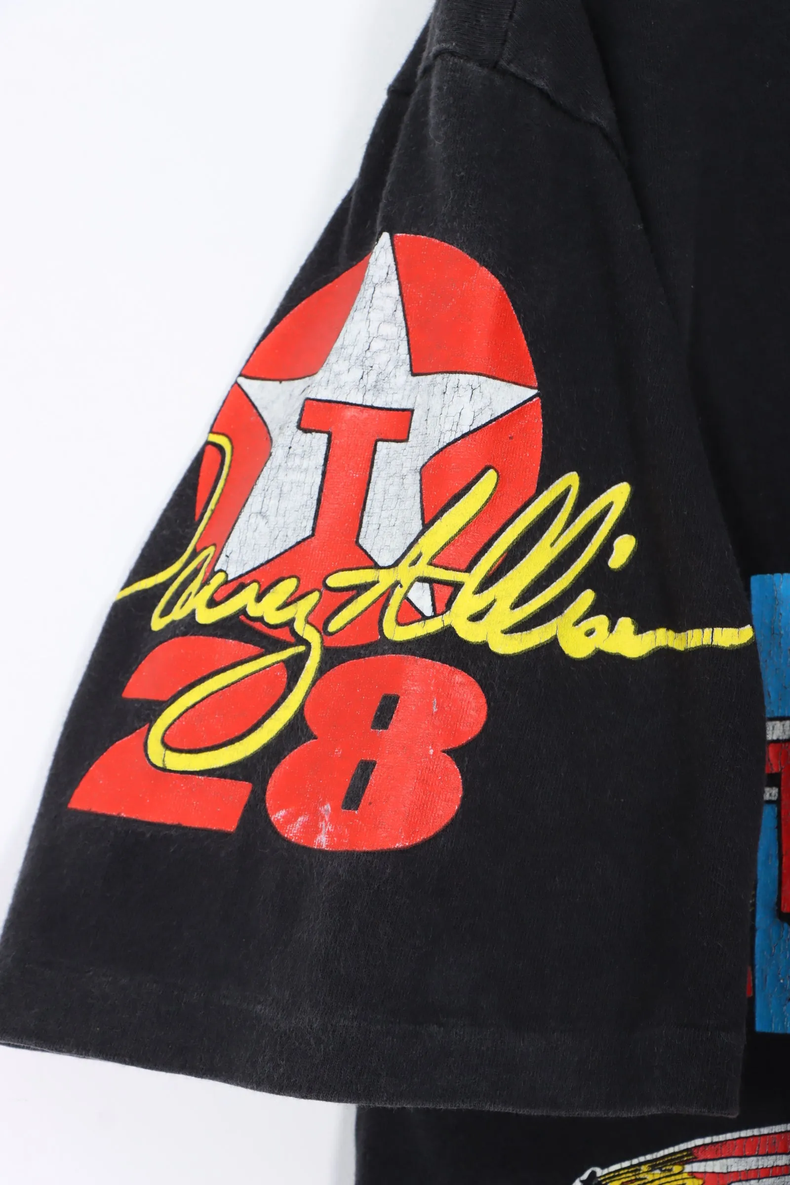 Davey Allison 1992 Havoline Racing All Over Single Stitch T-Shirt (M-L)