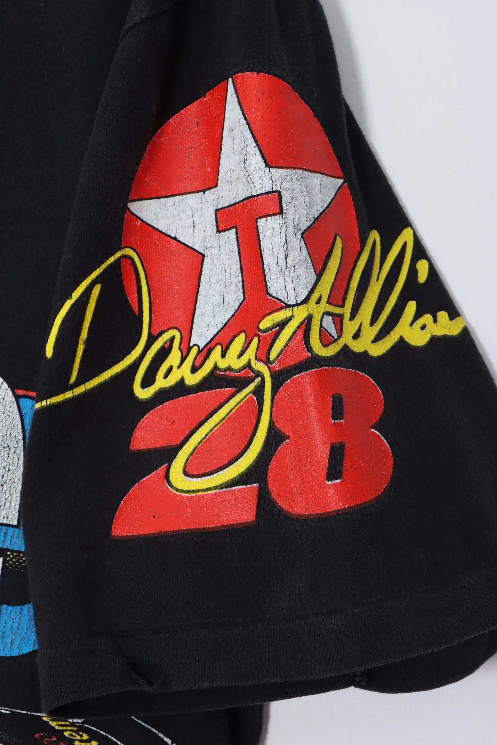 Davey Allison 1992 Havoline Racing All Over Single Stitch T-Shirt (M-L)