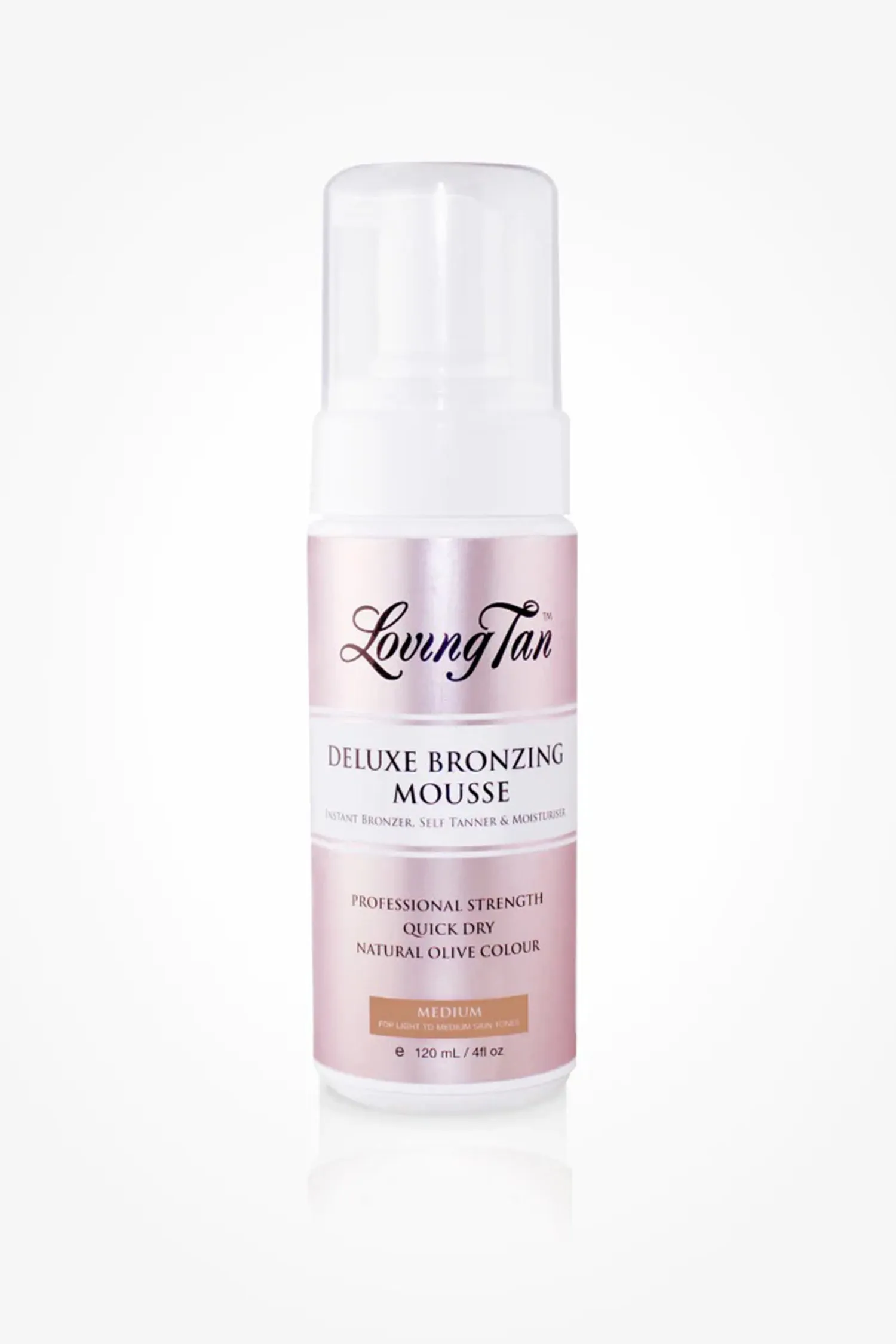 Deluxe Bronzing Mousse Medium for Self Tanning