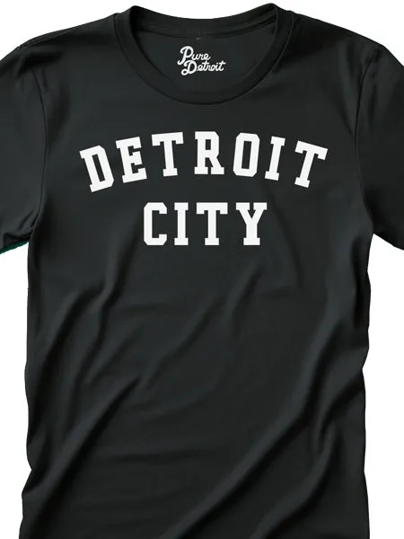 Detroit City Unisex T-shirt - White / Black