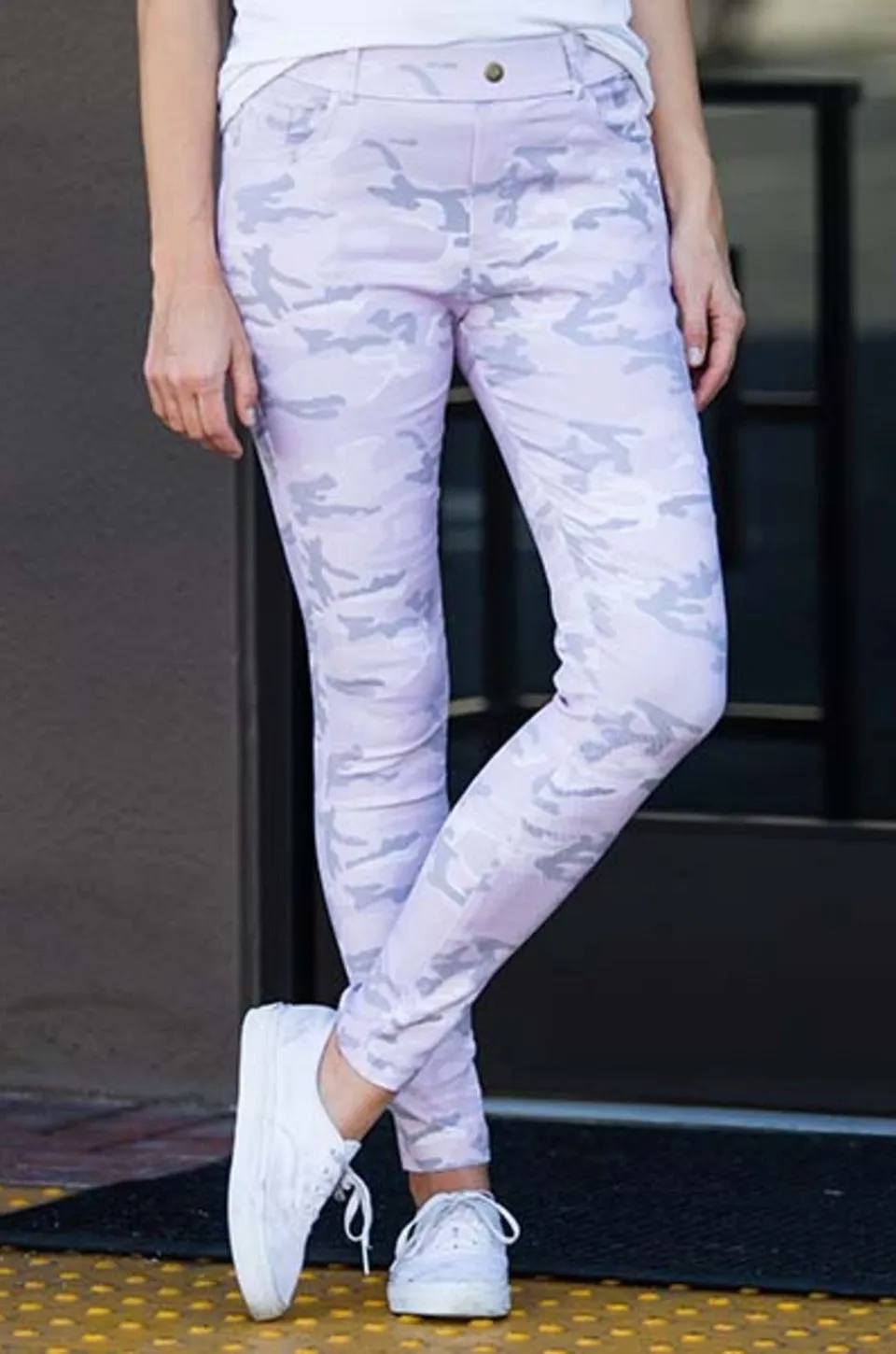 Elastic Stretch Jeggings (Plus)