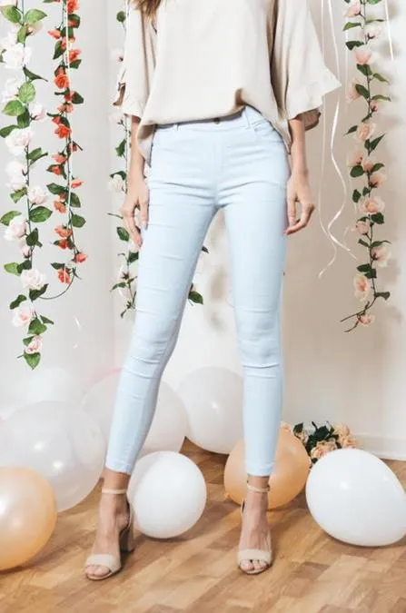 Elastic Stretch Jeggings (Plus)