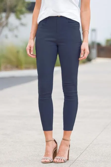 Elastic Stretch Jeggings (Plus)