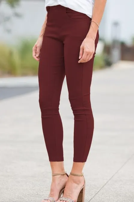 Elastic Stretch Jeggings (Plus)