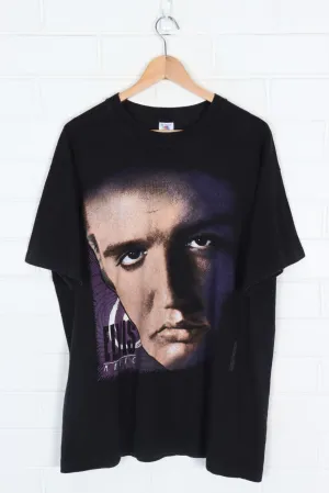 Elvis Presley 'Magic' Purple Big Face Graphic Merch Tee (XL)