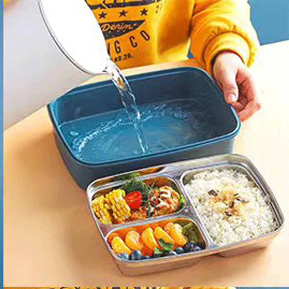 Enjoy Lunch With Gibo Steel Cheese Lunch Box