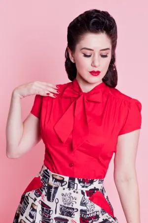 Estelle Blouse - Red