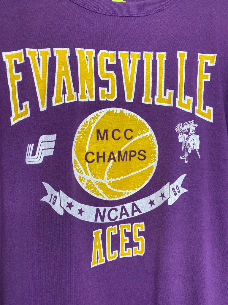 Evansville Aces NCAA T-Shirt: XL