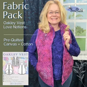 Fabric Pack: Oakley Vest - Pre-Quilted Canvas (5.0 oz)