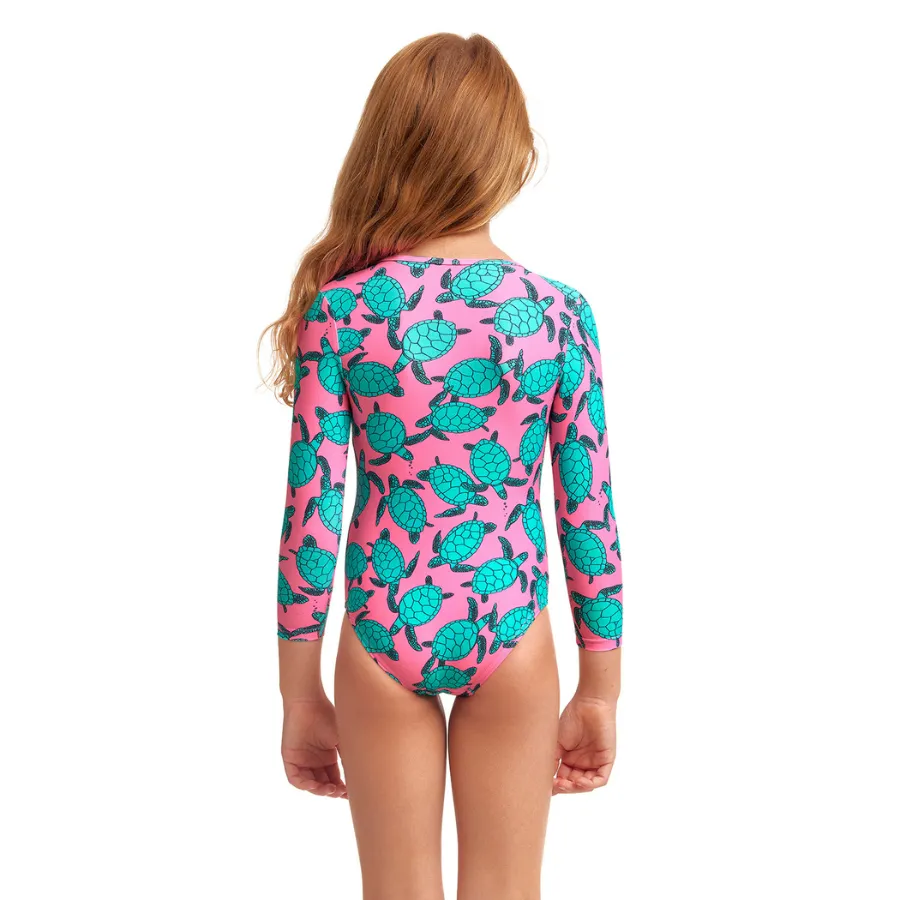 Funkita Toddler Girls Sun Cover One Piece FKS061G - Paddling Pink