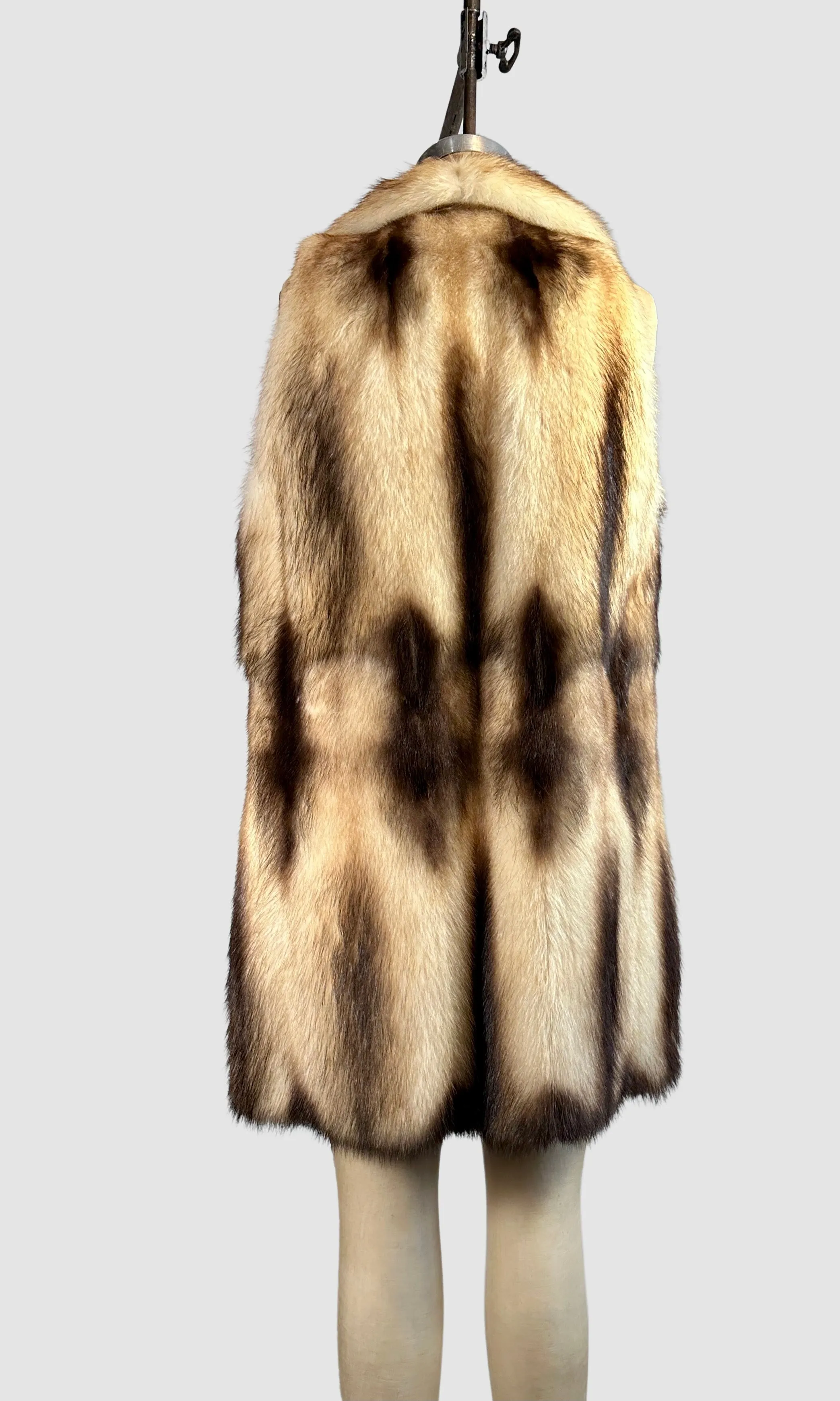 FUR REAL 70s Marvin Richards Stone Marten Vest • Medium