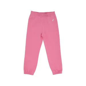 Gates Sweeney Sweatpant - Hamptons Hot Pink with Worth Avenue White Stork