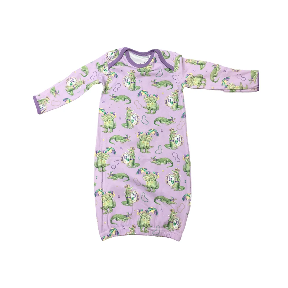 Gator Gras Organic Zip Up Pajamas