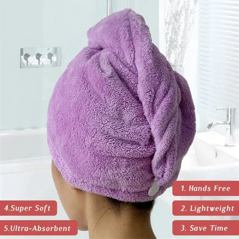 GIANTEX Women Towels | Microfiber Hair Towel | Rapid Drying Bath Towels | Perfect for Adults | Quick-Dry, Soft, and Absorbent