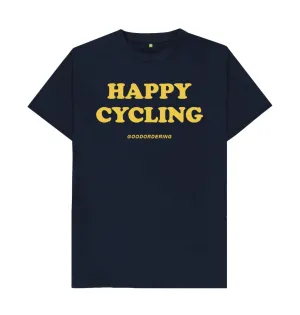 Happy Cycling T-shirt Unisex 2