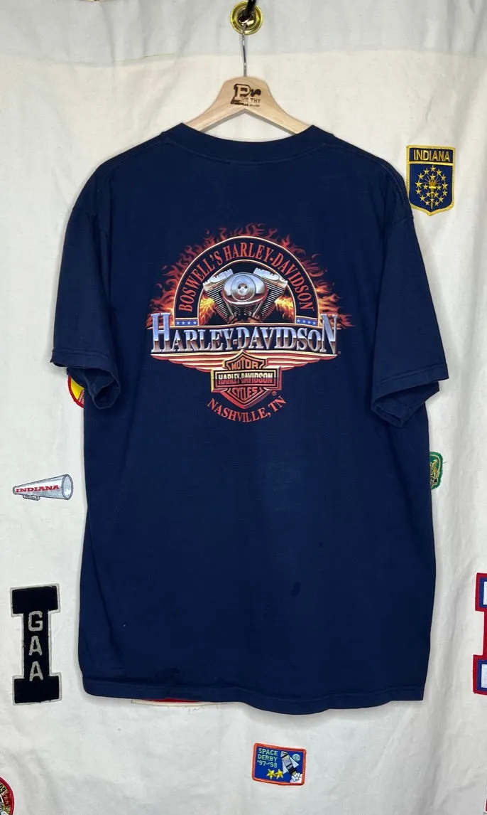 Harley-Davidson Nashville Double-Sided T-Shirt: XL