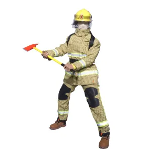 HiPlay Firefighting Hero Firefighter Suit Set A Yellow, Doll Clothes For 12-inches Figure