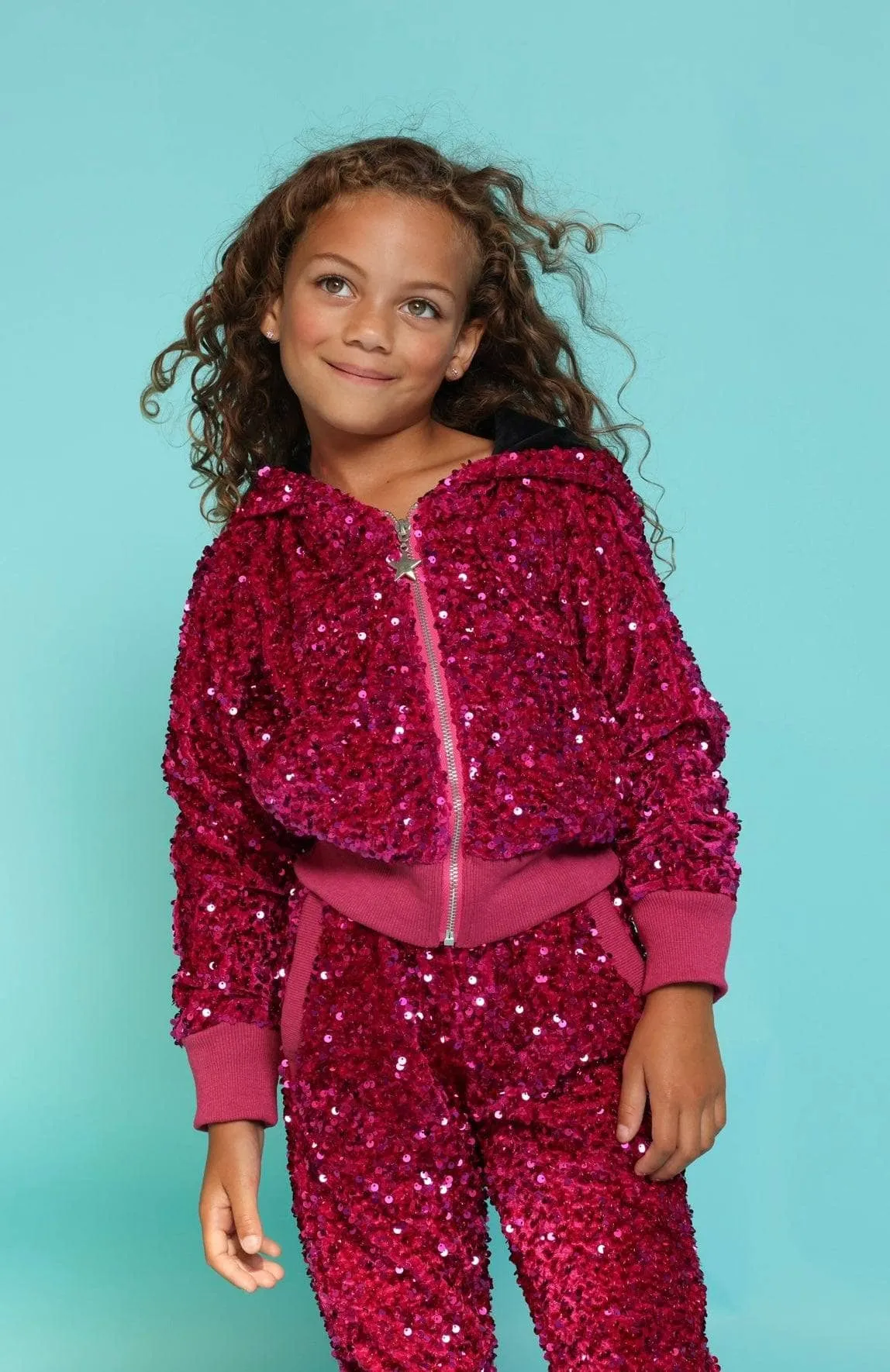 Hot Pink Magic Sequin Set