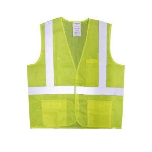 Ironwear Surveyor Safety Vest, ANSI Class 2 - Lime Mesh