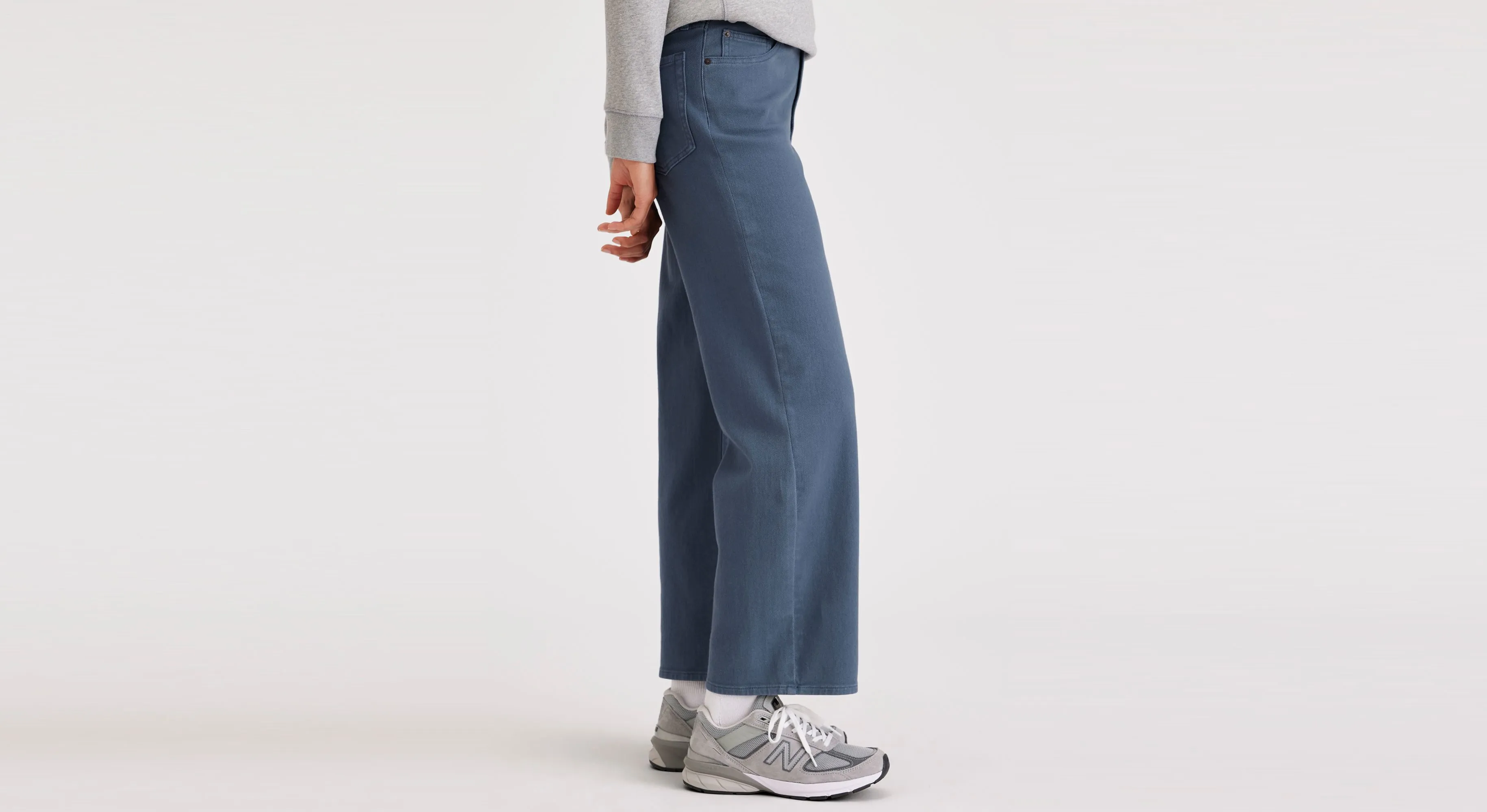 Jean Cut Pants, High Straight Fit