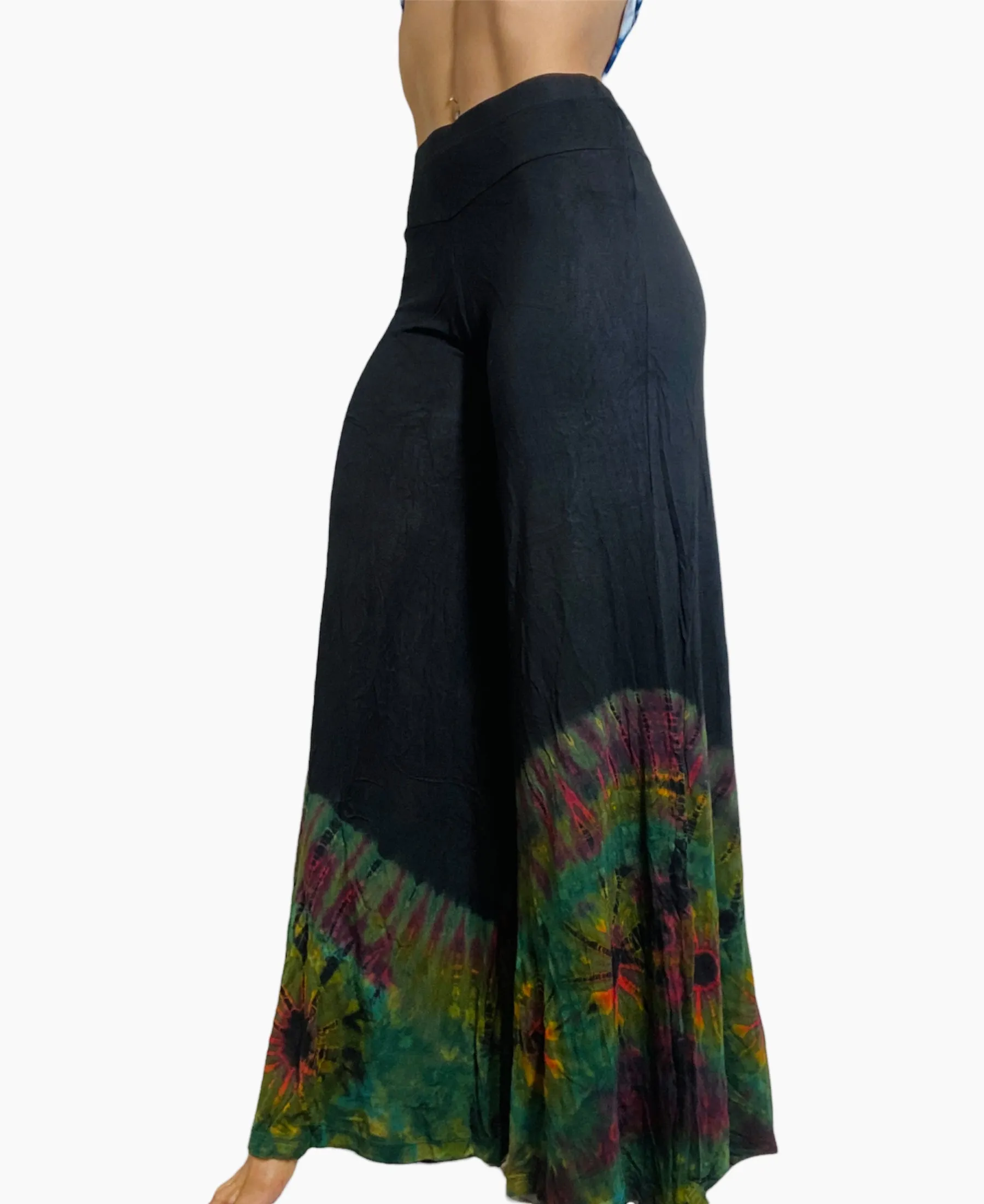 Kathmandu Tie Dye Rayon Palazzo Pants TH333