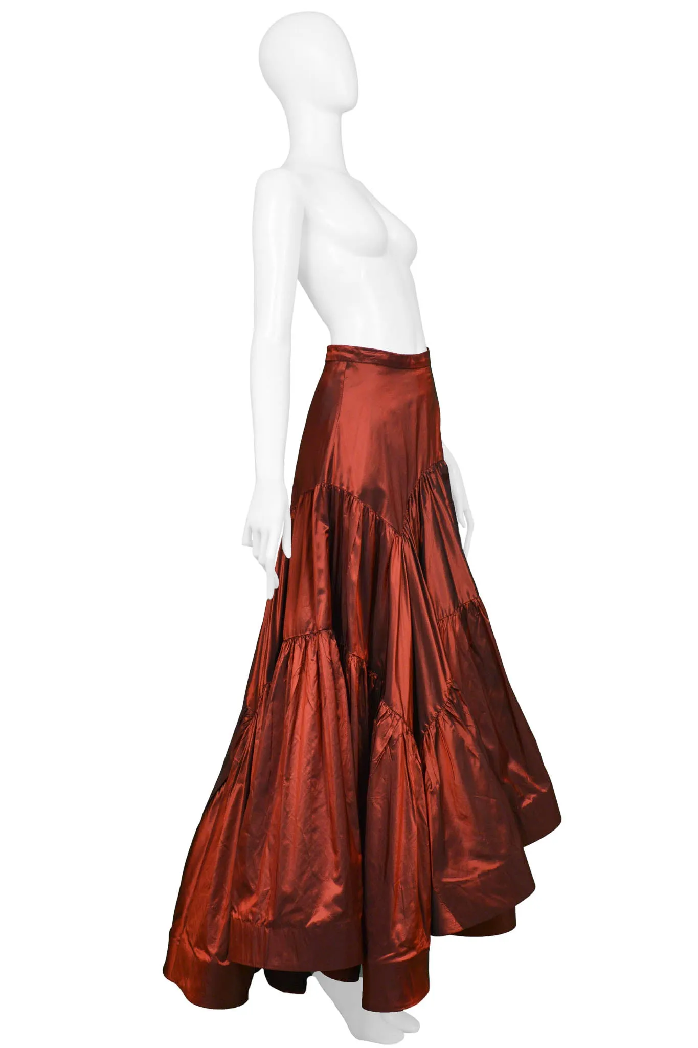 KATY RODRIGUEZ RED BALL GOWN SKIRT