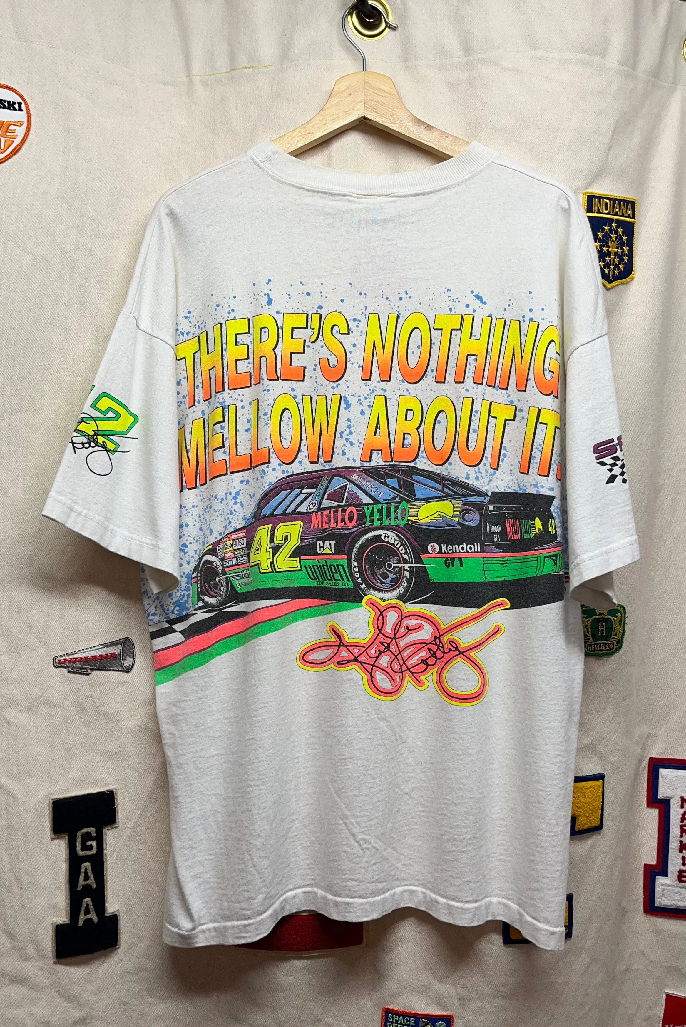 Kyle Petty Mellow Yellow Nascar T-Shirt: L