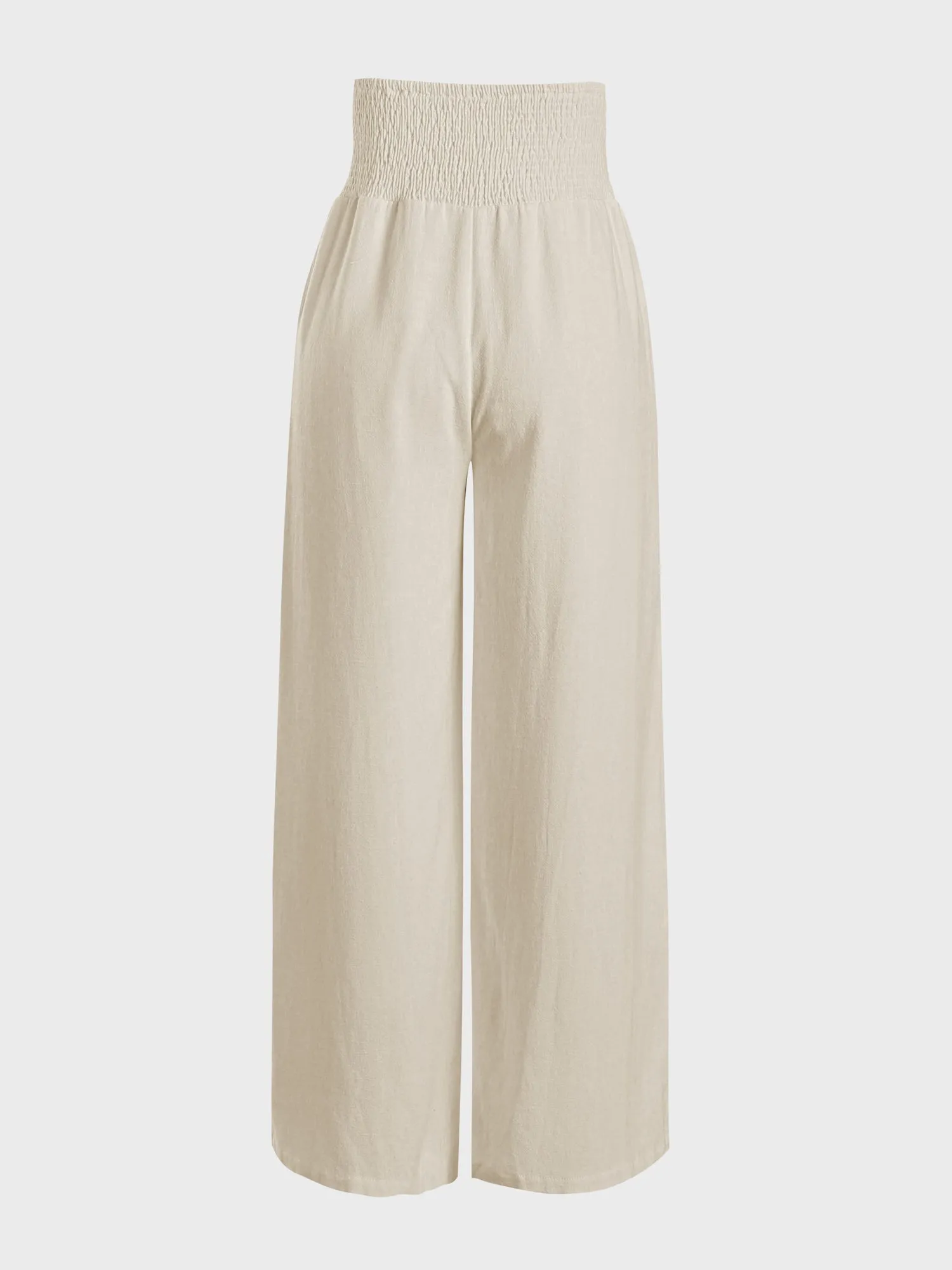 Laid-Back Linen Palazzo Pants