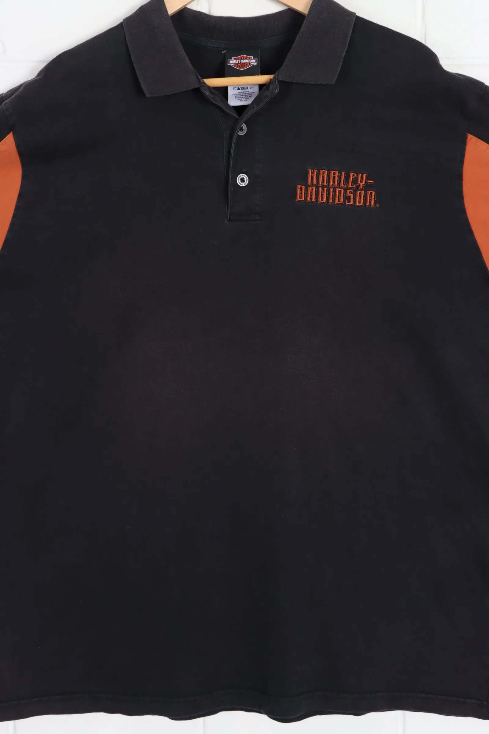 Legacy HARLEY DAVIDSON "Live Free Ride Hard" Polo Shirt (XXL)