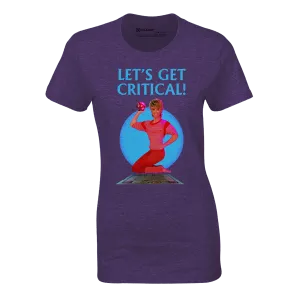 Let's Get Critical Fitted T-shirt