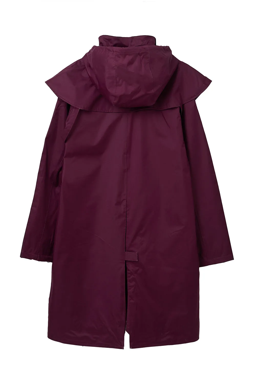 Lighthouse Outrider Waterproof Raincoat Plum  3/4 Length