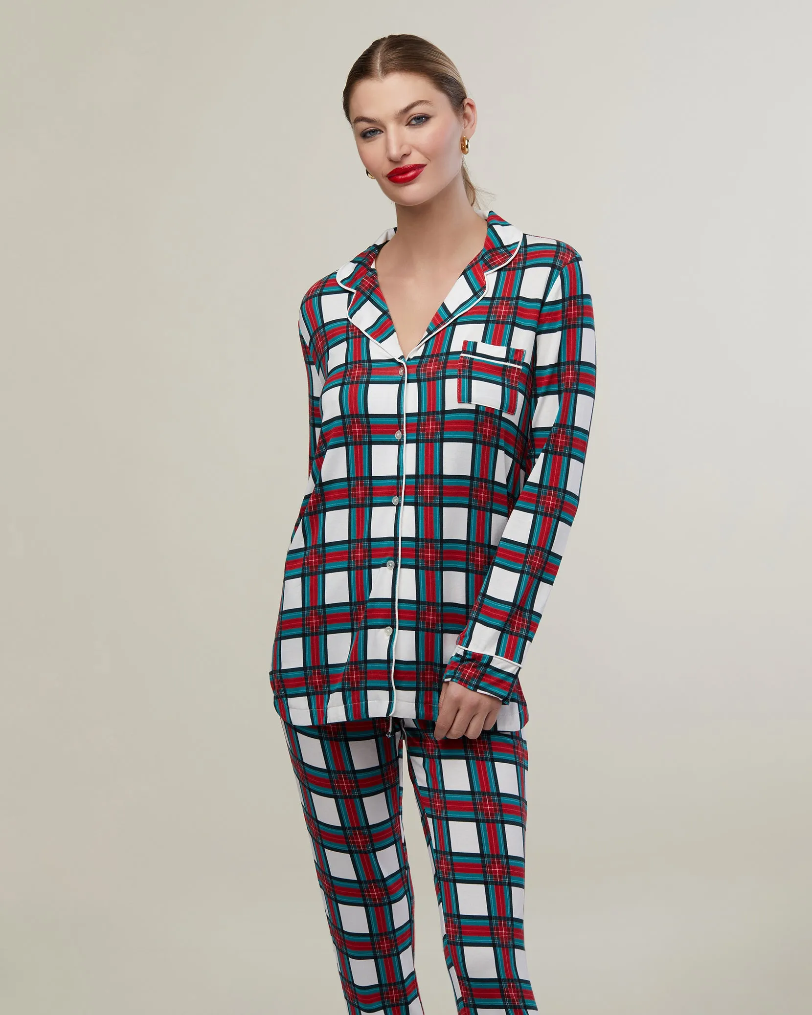 Long Sleeve Pant Jersey Pajamas