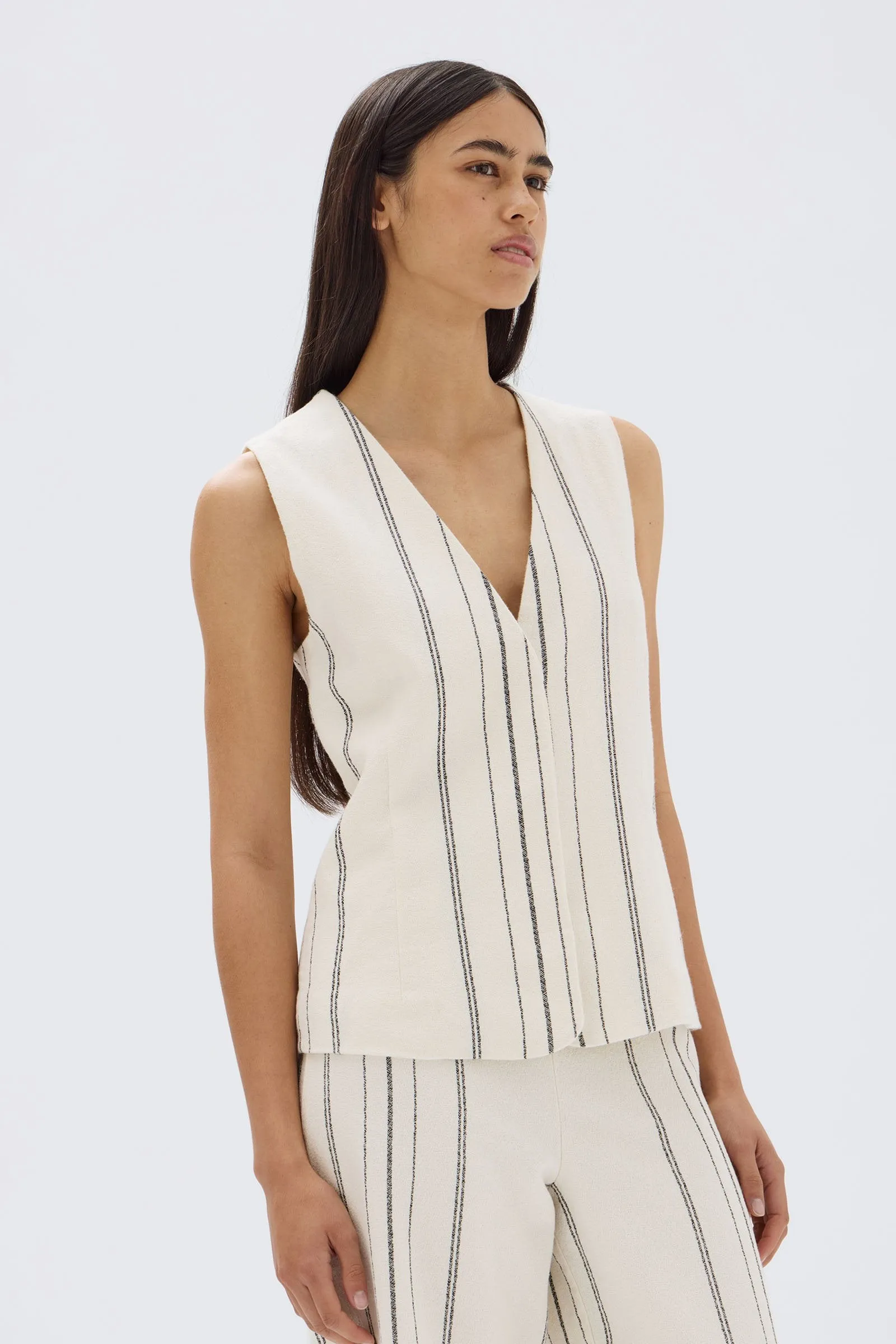 Matera Stripe Vest