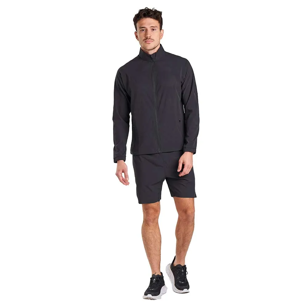 Men's Alrn Ventilated Run Jacket - Black