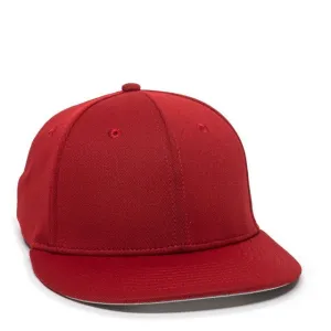 OC Sports 'Red' Polyester Bamboo Charcoal Proflex Cap