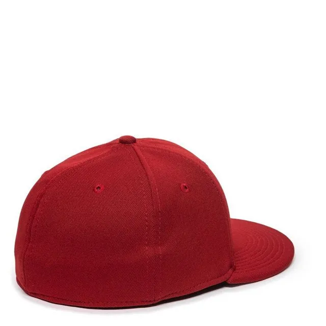 OC Sports 'Red' Polyester Bamboo Charcoal Proflex Cap