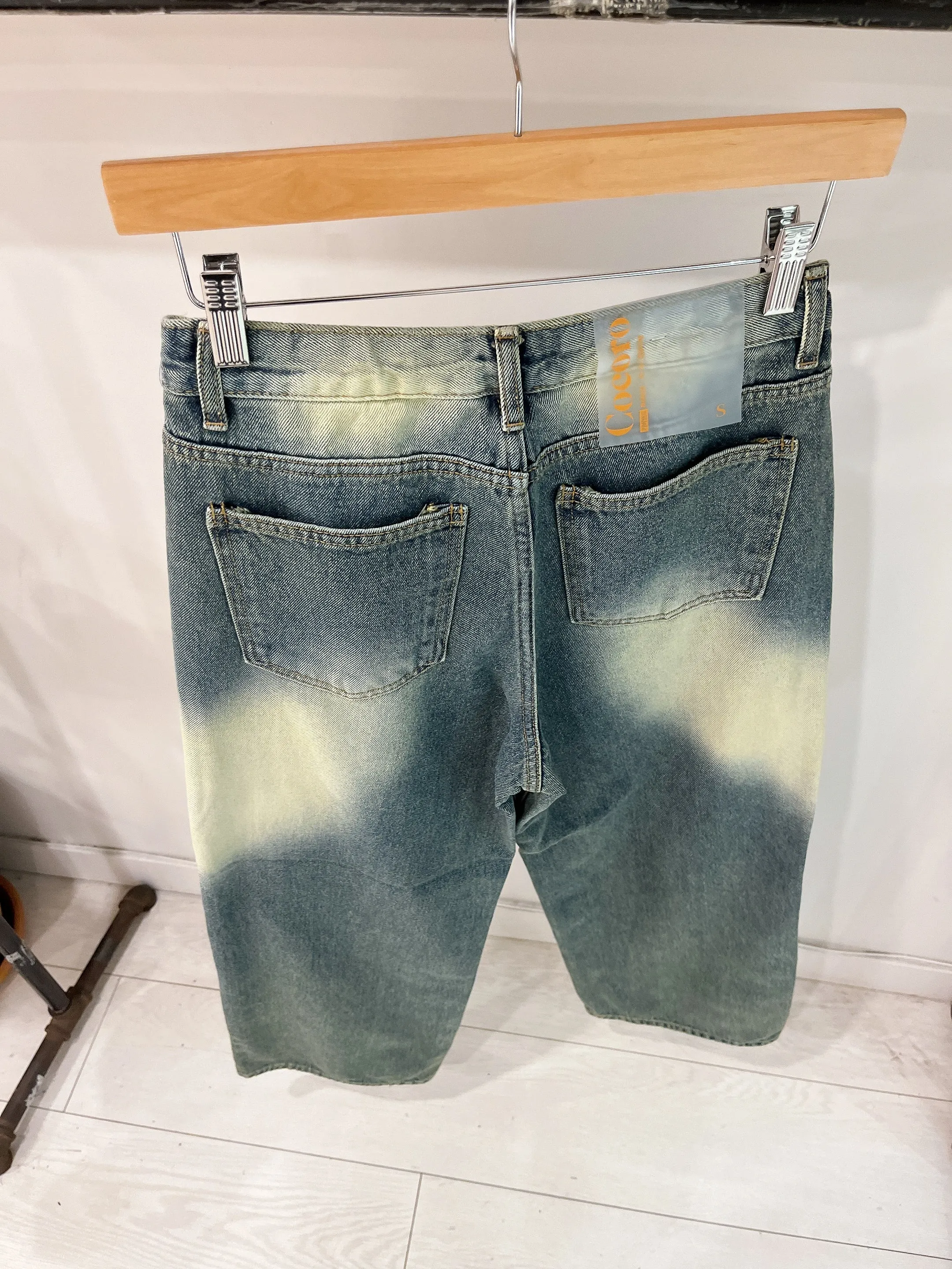 OVER Acid wash jeans