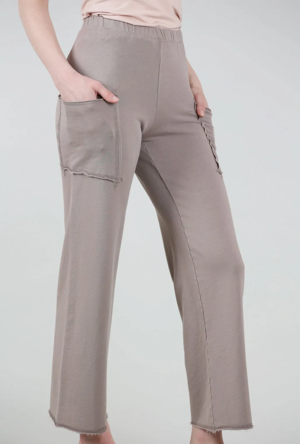 Patch Pocket Long Pant, Cement