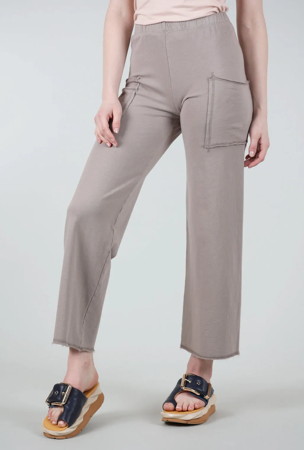 Patch Pocket Long Pant, Cement