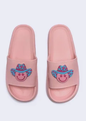 Pool Howdy Rodeo Cowgirl Smiley Face Slide