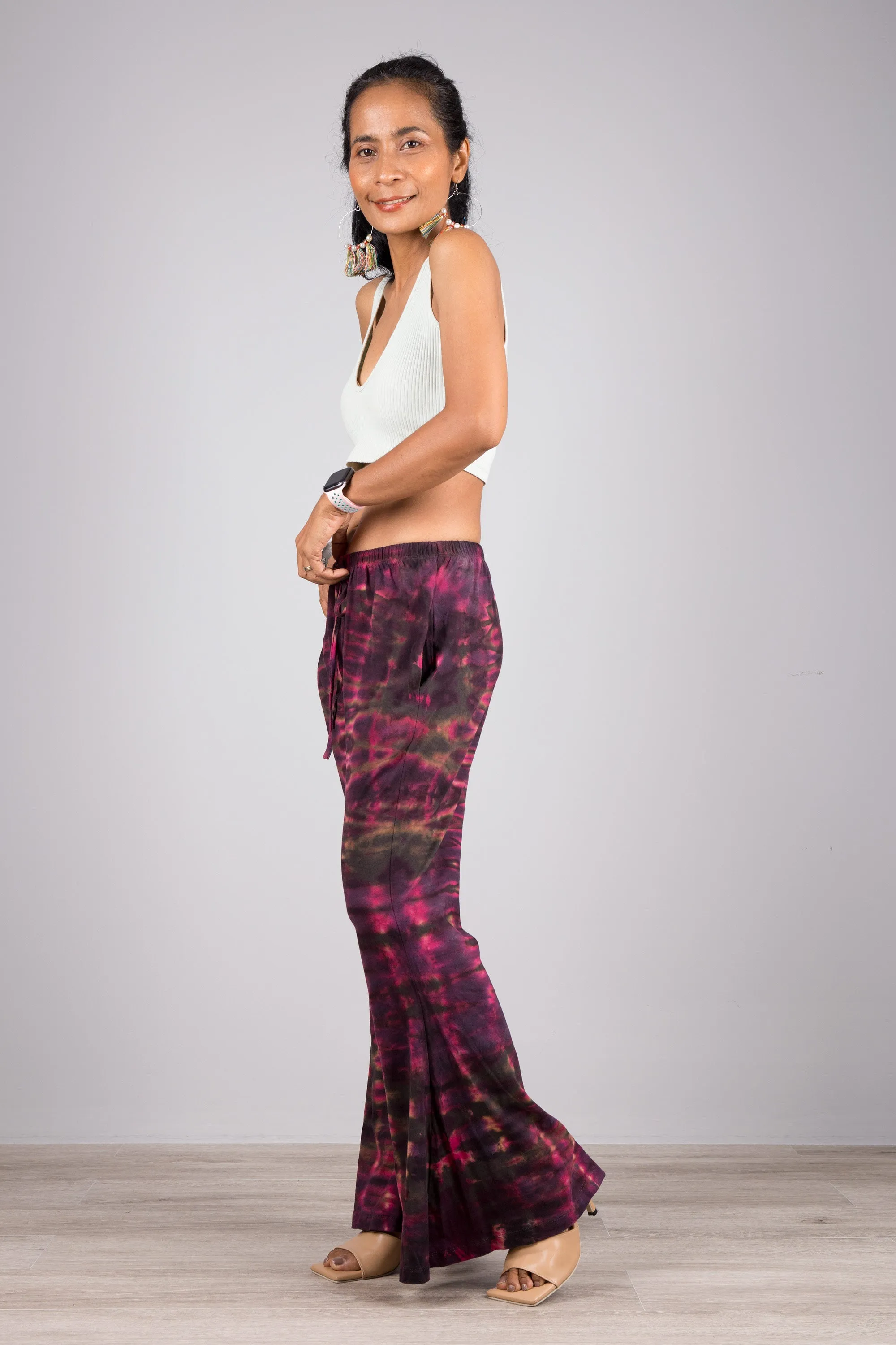 Purple Tie Dye pants