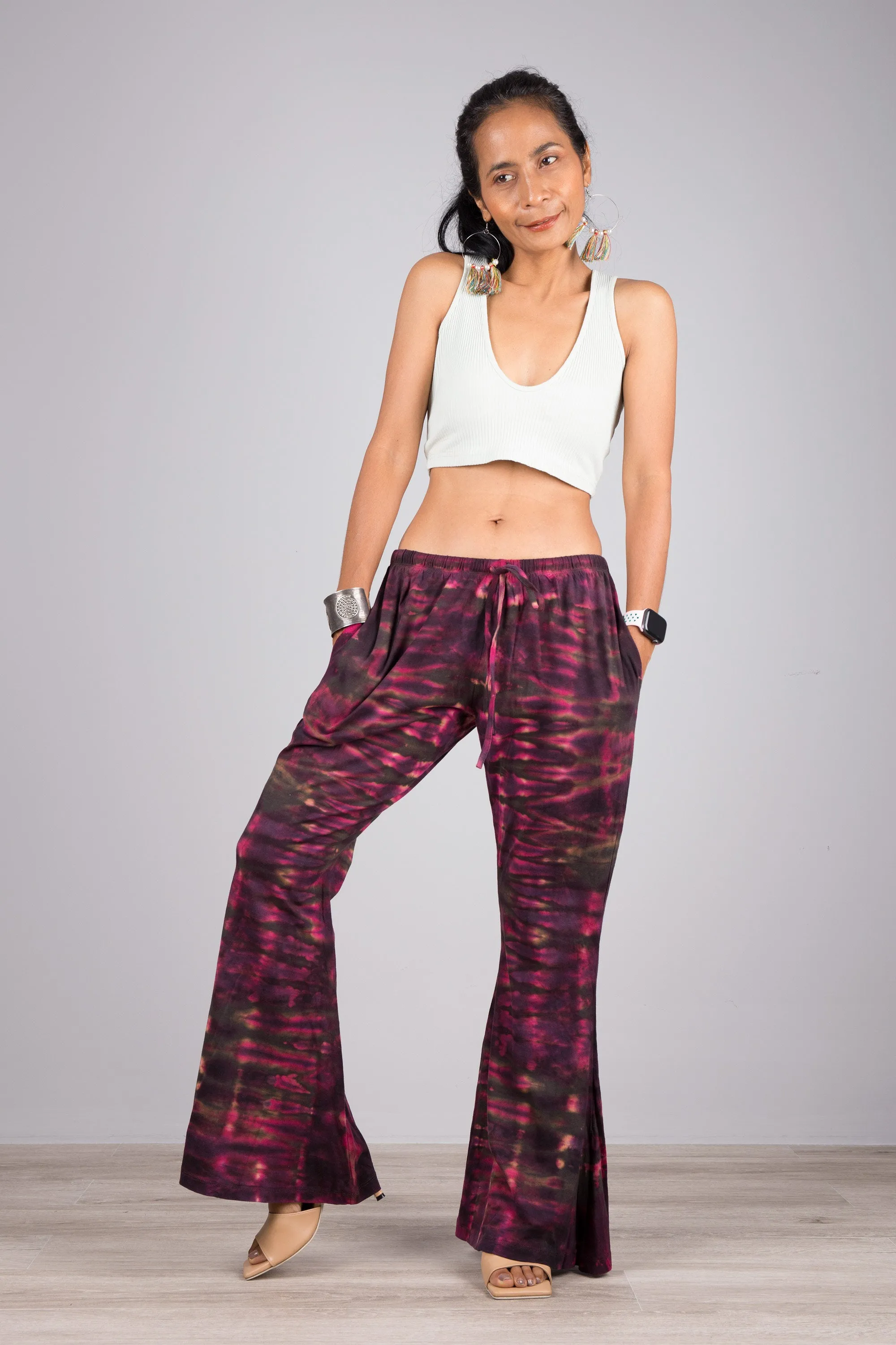 Purple Tie Dye pants