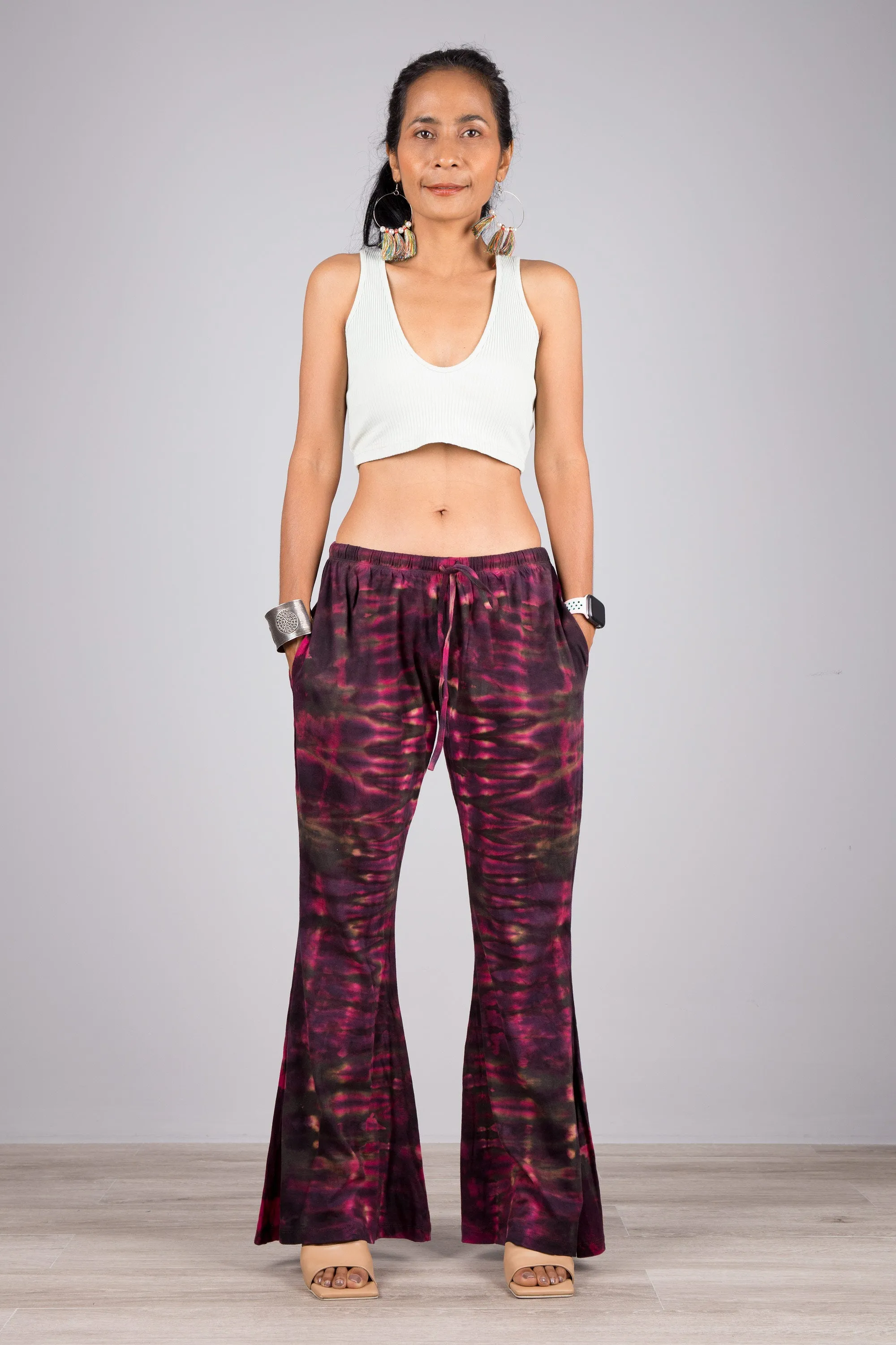 Purple Tie Dye pants