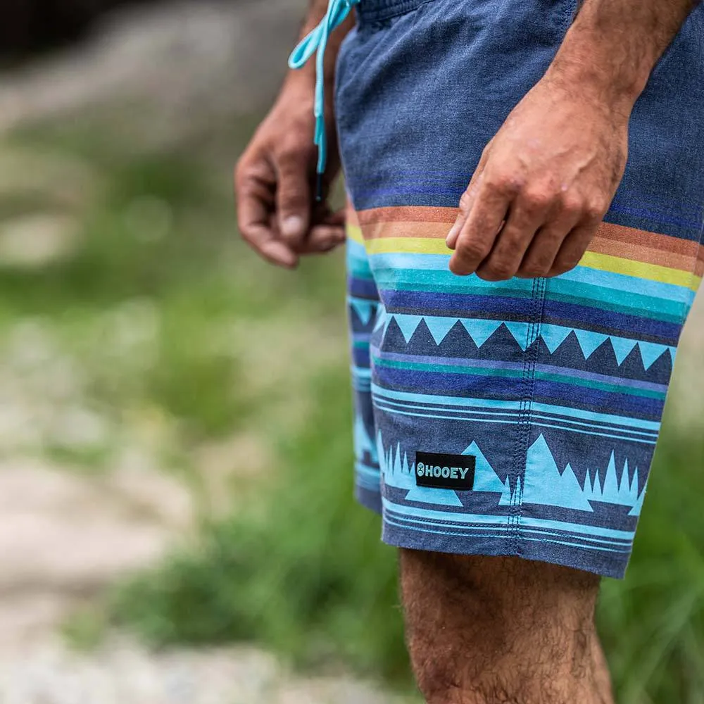 "Bigwake" Navy/Blue Board Shorts