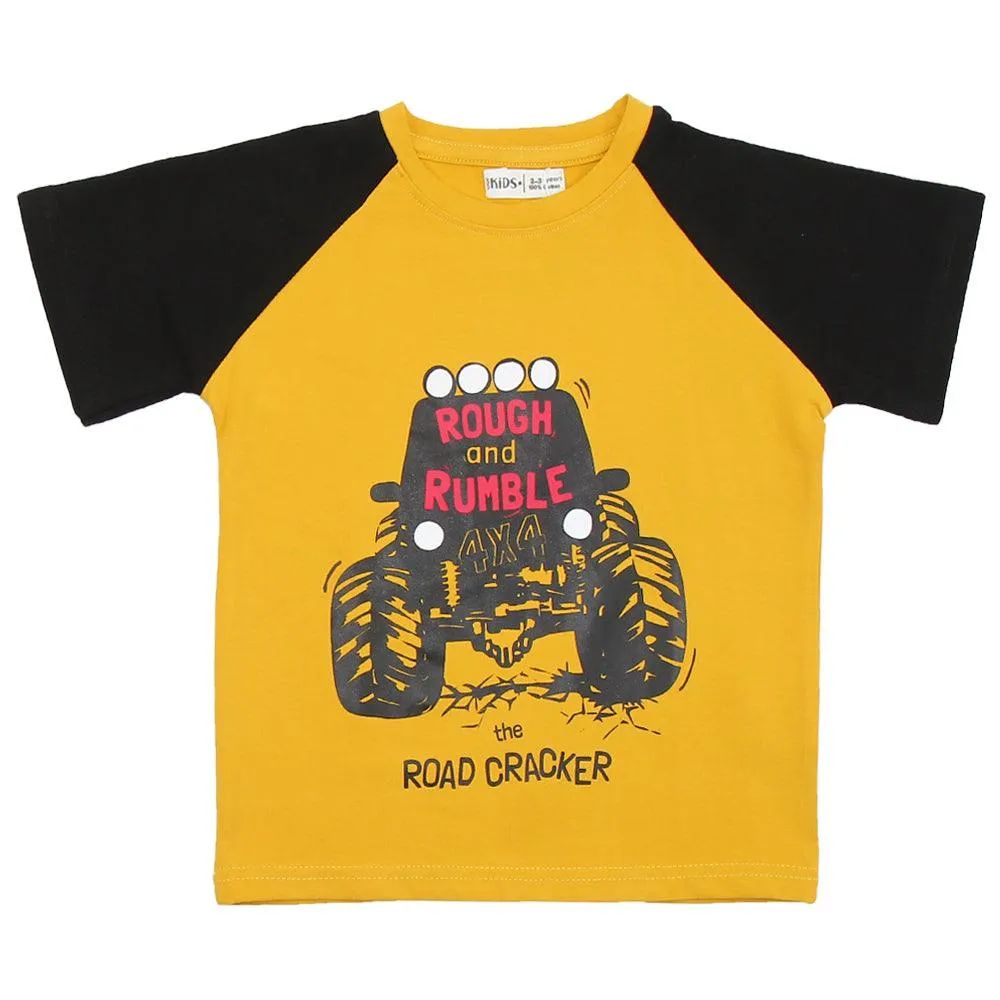 "Rough & Rumble" Short-Sleeved Pajama