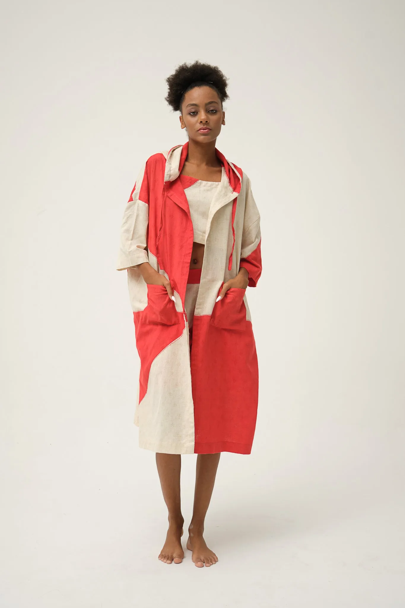 Red Organic Cotton TWEETY JACKET