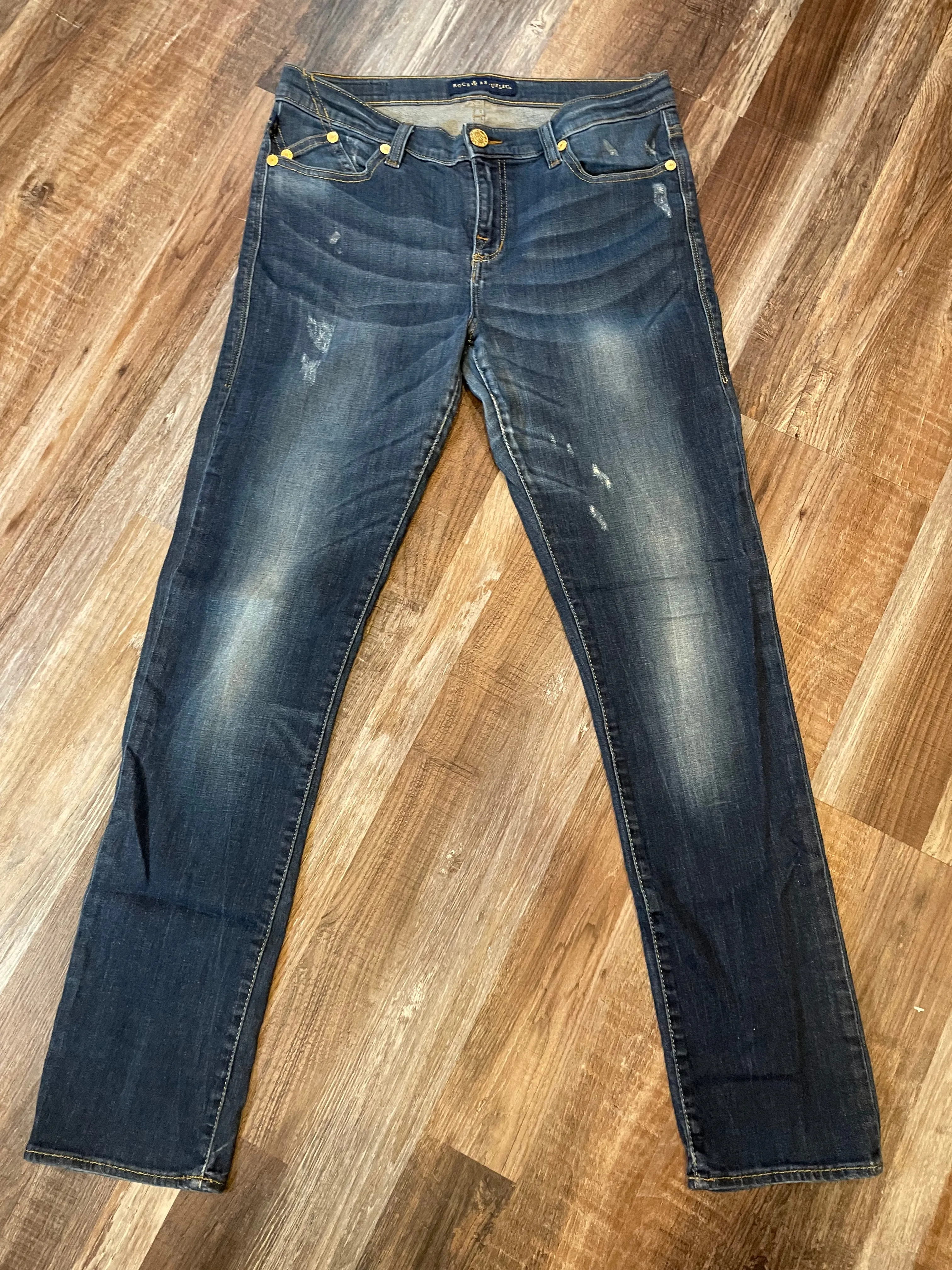 Rock & Republic Straight leg Womens jeans size 12