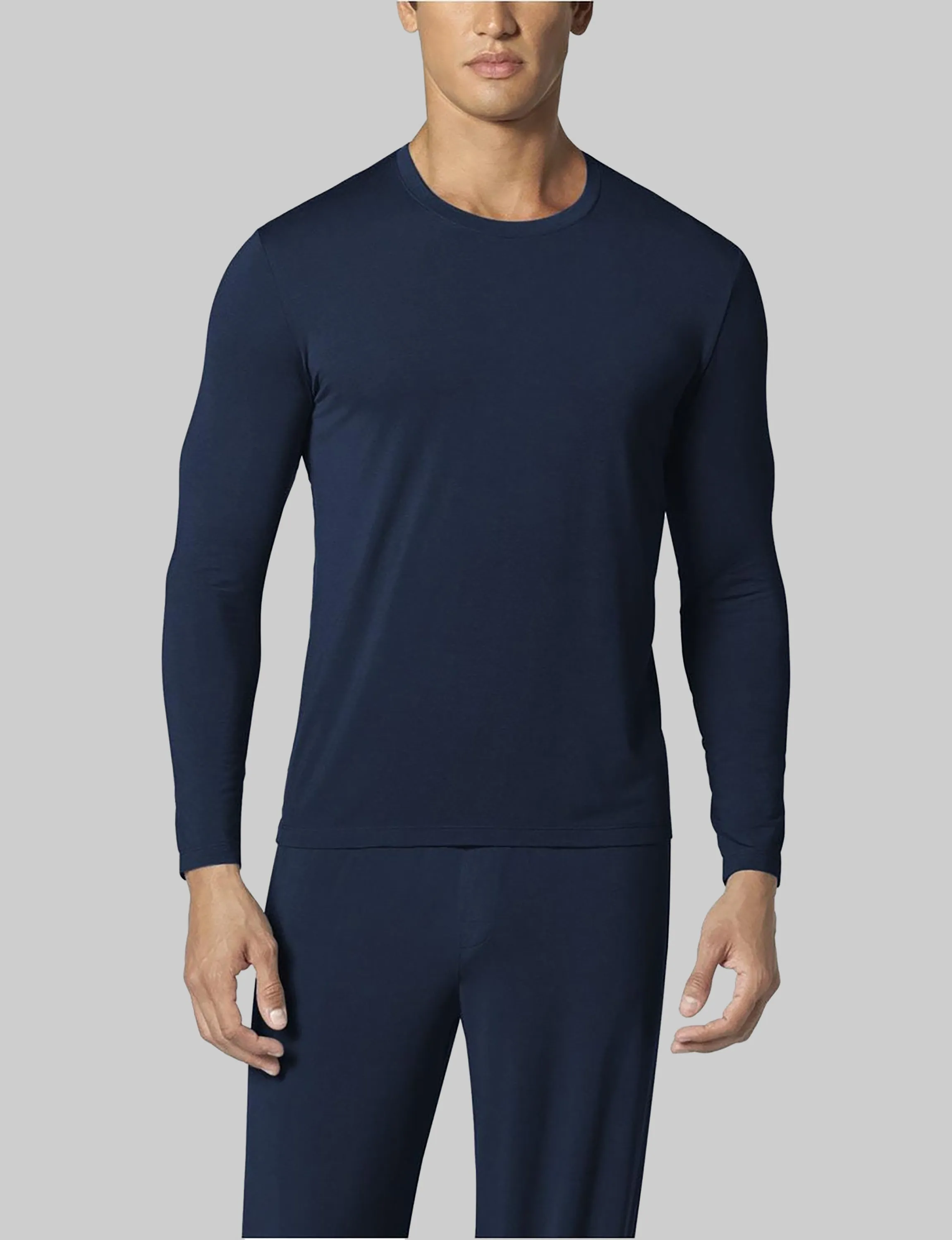 Second Skin Long Sleeve Sleep Tee & Pant Set