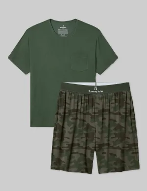 Second Skin Sleep Pocket Tee & Short Set