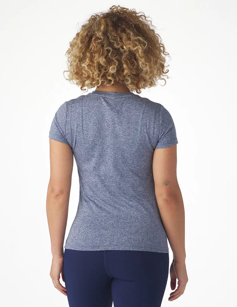 Simplicity Tee: Indigo Heather